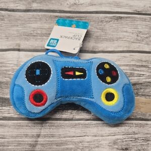 Blue Plush Game Controller Toy